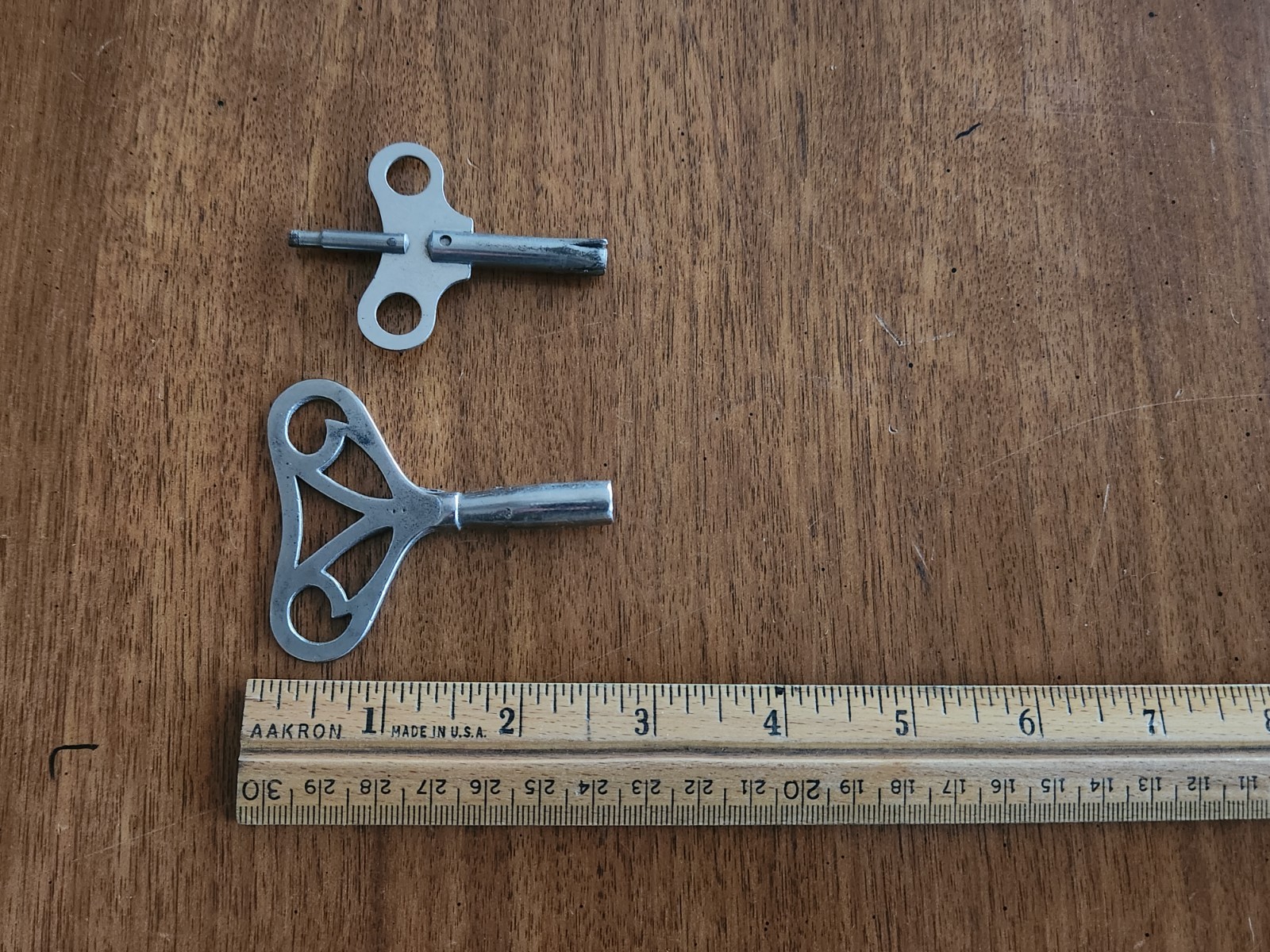 Set of 2 – Antique Vintage Winding Winder Clock Key