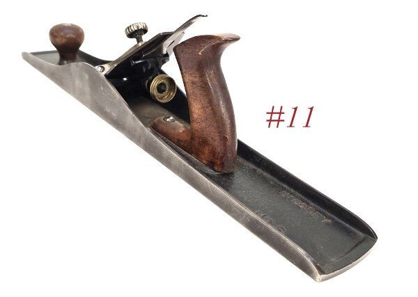 SIEGLEY NO 6 corrugated long woodworking plane restored shape