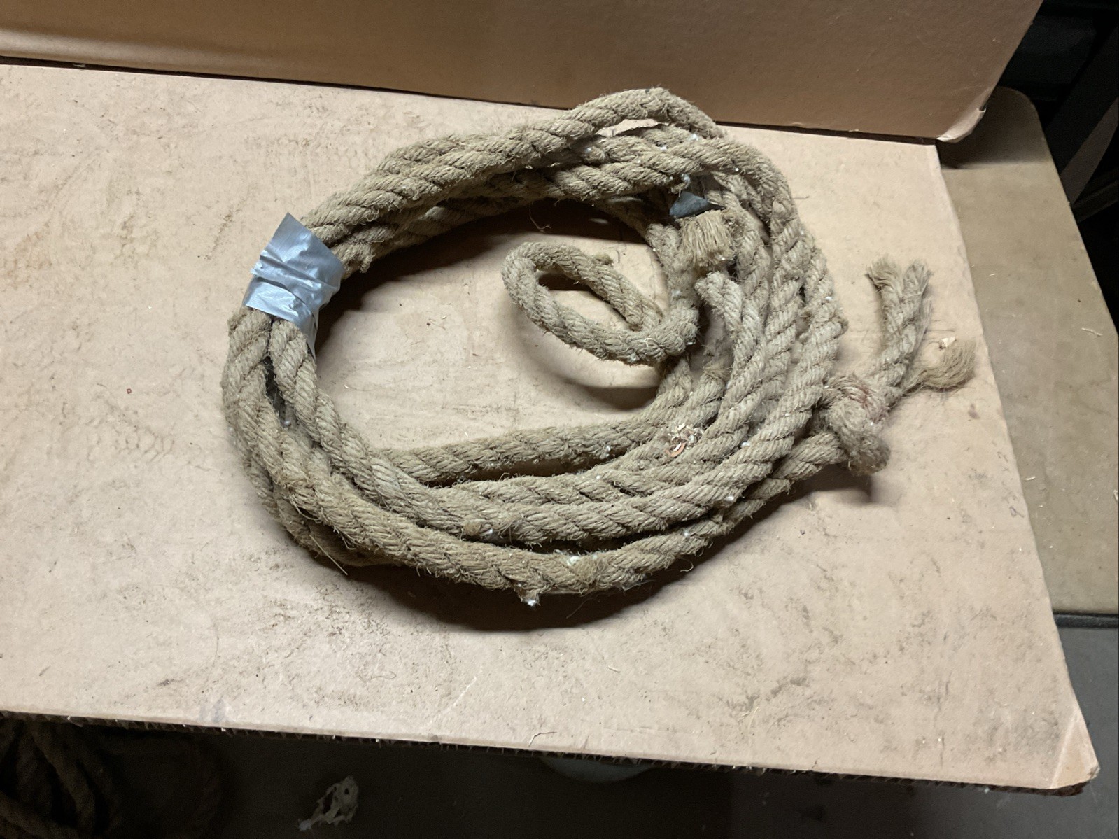 Barn Find 20 Ft 3/4 Inch Hemp Rope