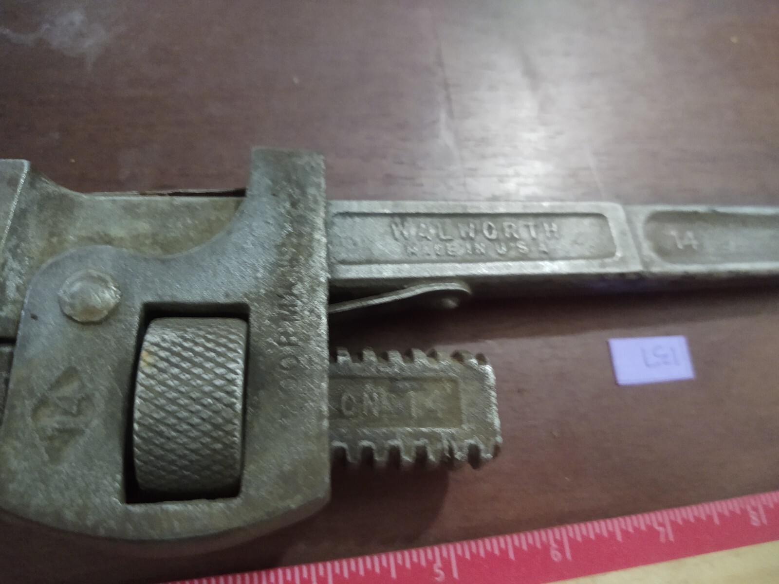 Vintage Stillson 14 Pipe Wrench For Plumbing And Steam Fitting Walworth Mfg Co