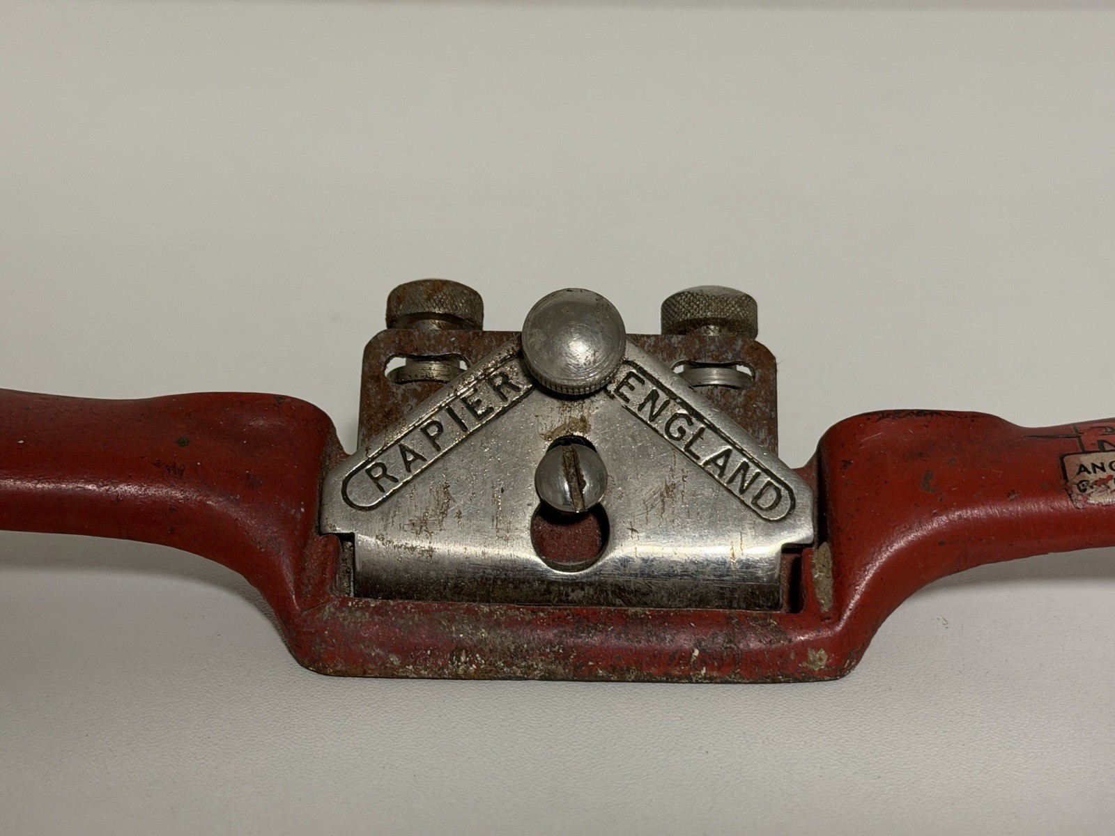 Vintage Rapier No 151 Adjustable Red Spokeshave – Made in England