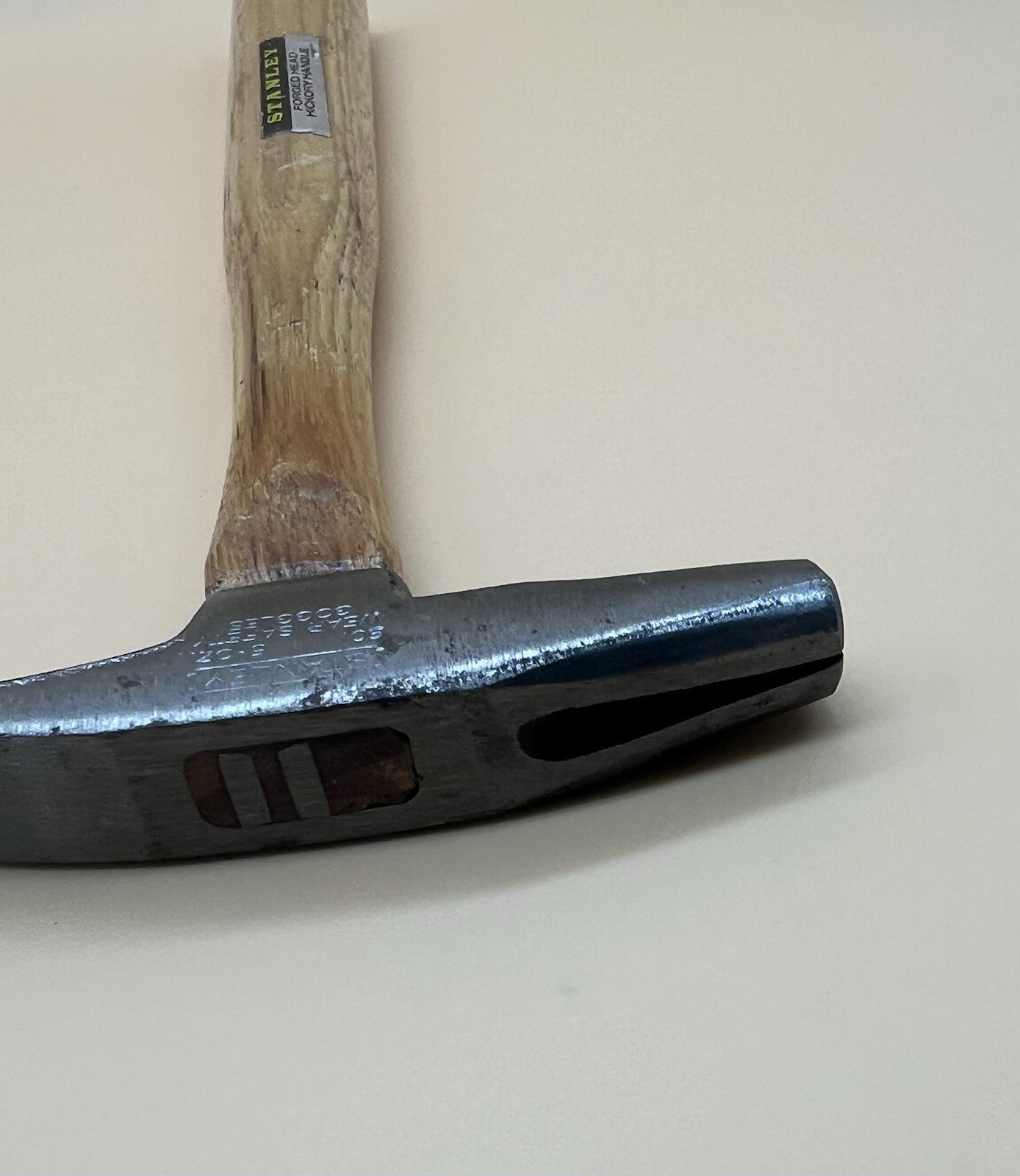 Vintage Stanley 601 magnetized Upholstery Leather Work Tack Hammer Made in USA