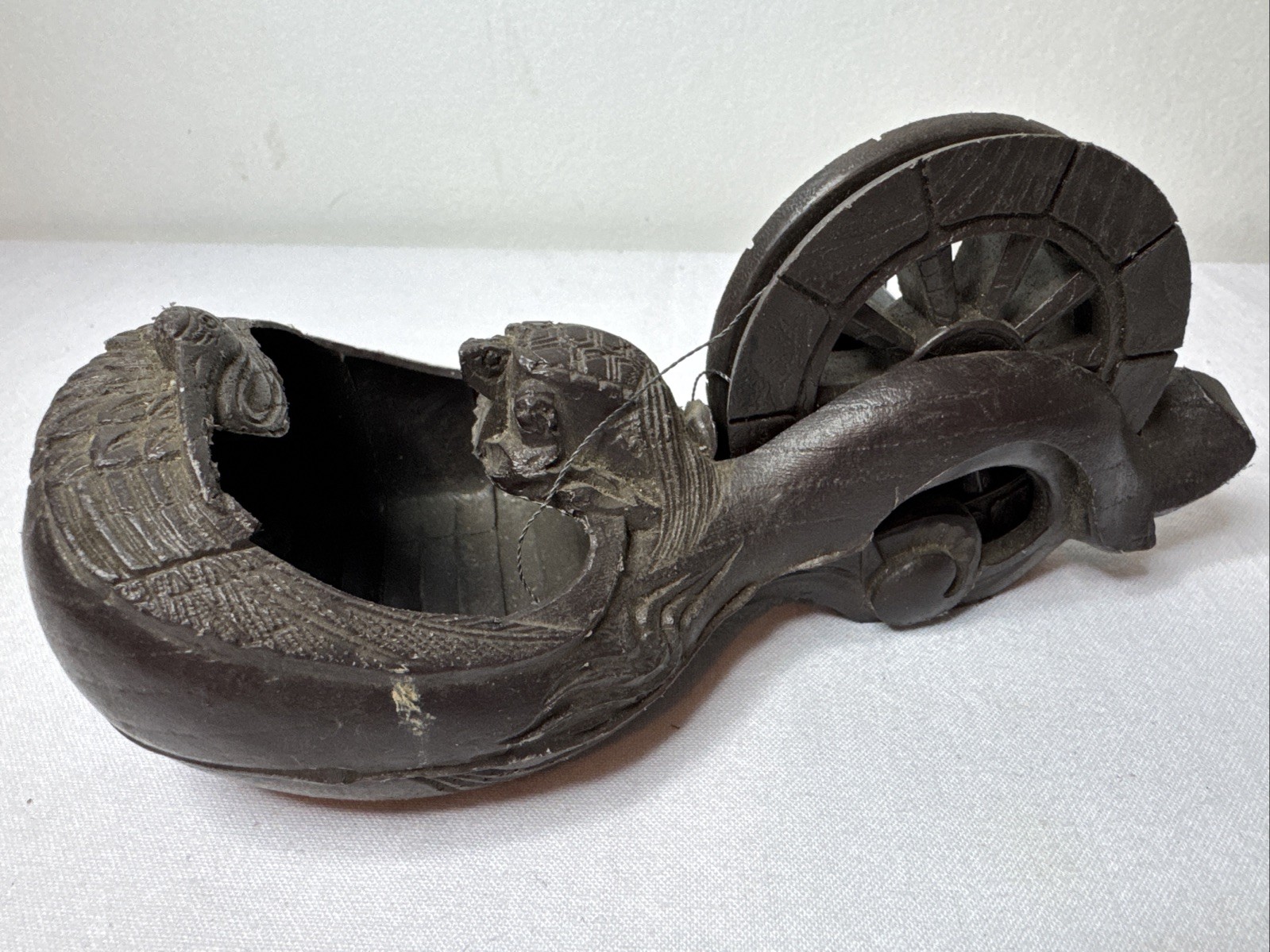 Japanese ‘SUMITSUBO’ Carpenter’s ink pot Plastic Reproduction Prop Curio. BX6