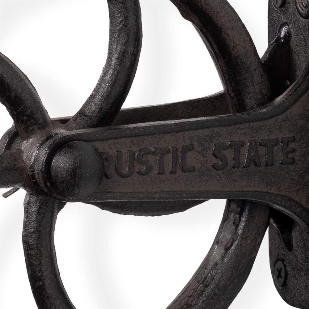 Industrial Cast Iron Pulley for Custom Make Rustic Lamp
