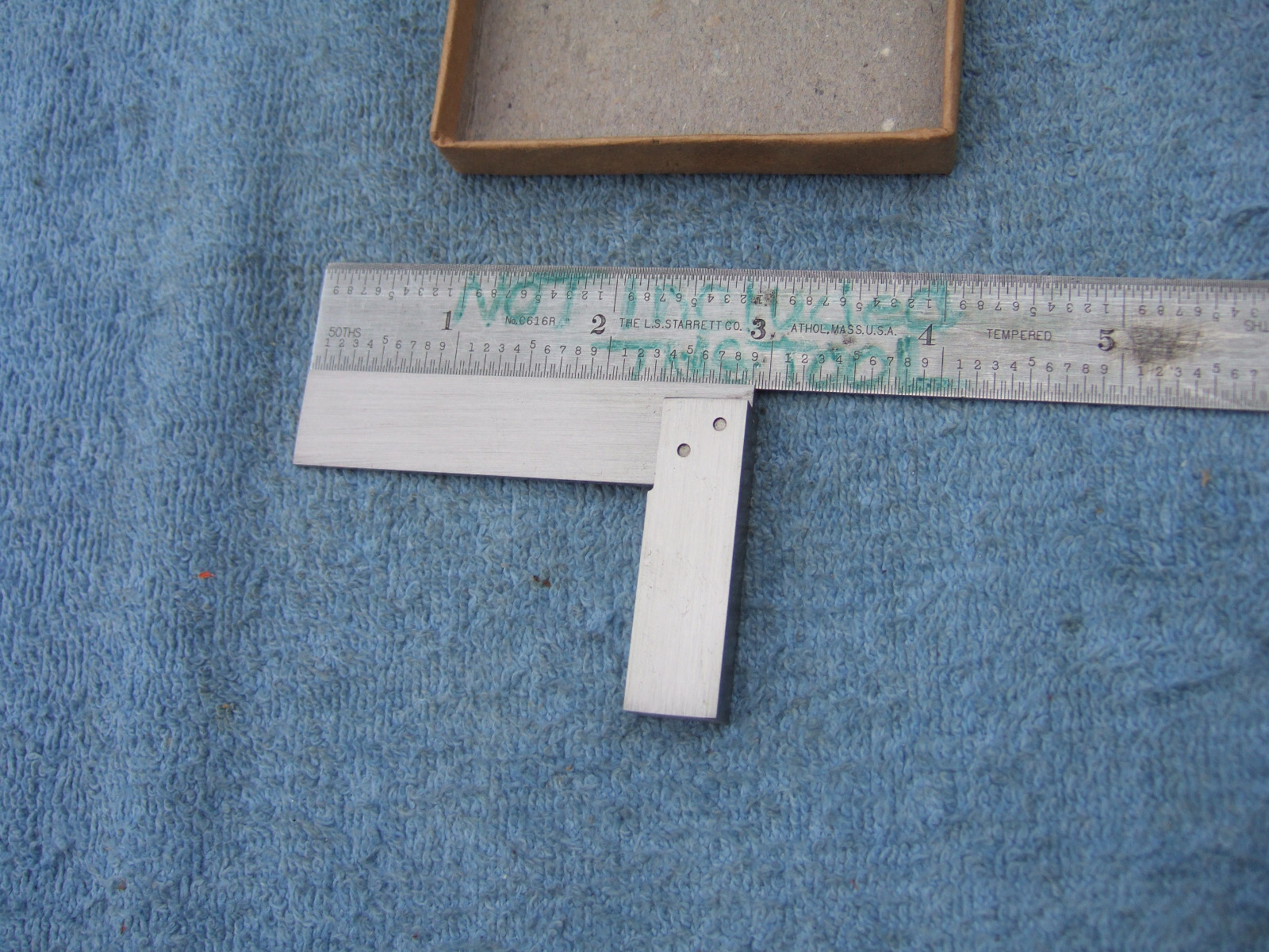 FOWLER VINTAGE 3″ MASTER SQUARE MACHINIST TOOLMAKER NOS POLAND DIN 875 BOXED