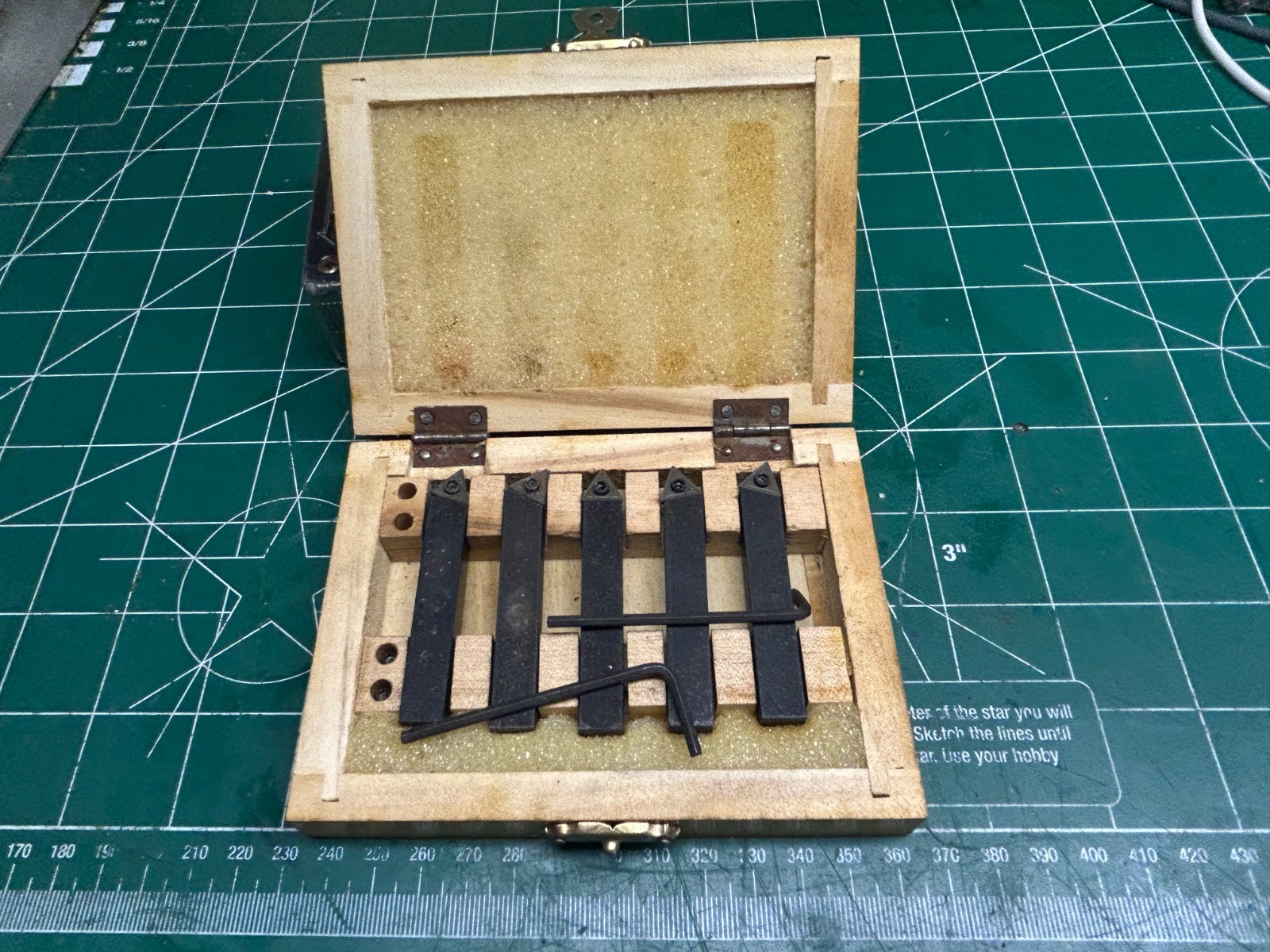 lMACHINIST HmGc LATHE MILL Machinist Set of Carbide Insert Lathe Cutting Tools