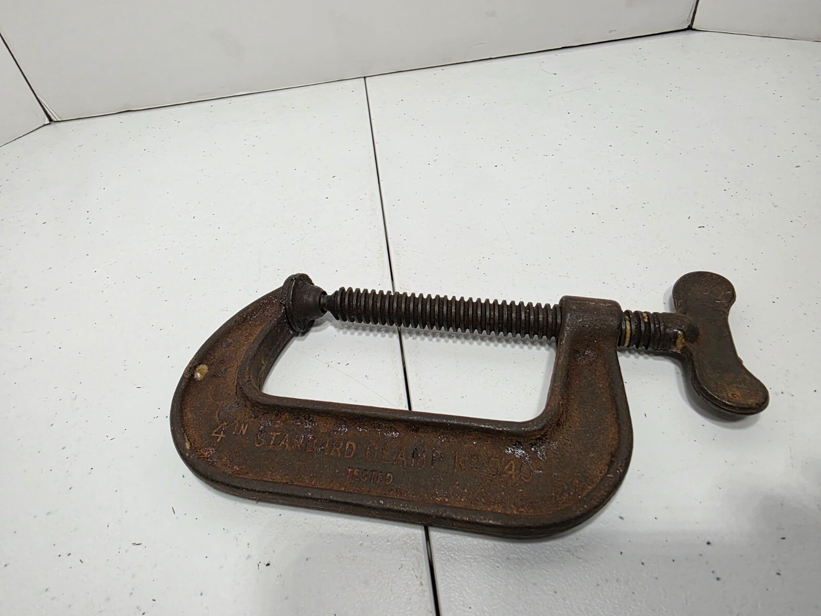 Old Cincinnati Tool Co 4in Standard Clamp No 540 C-Clamp Vintage