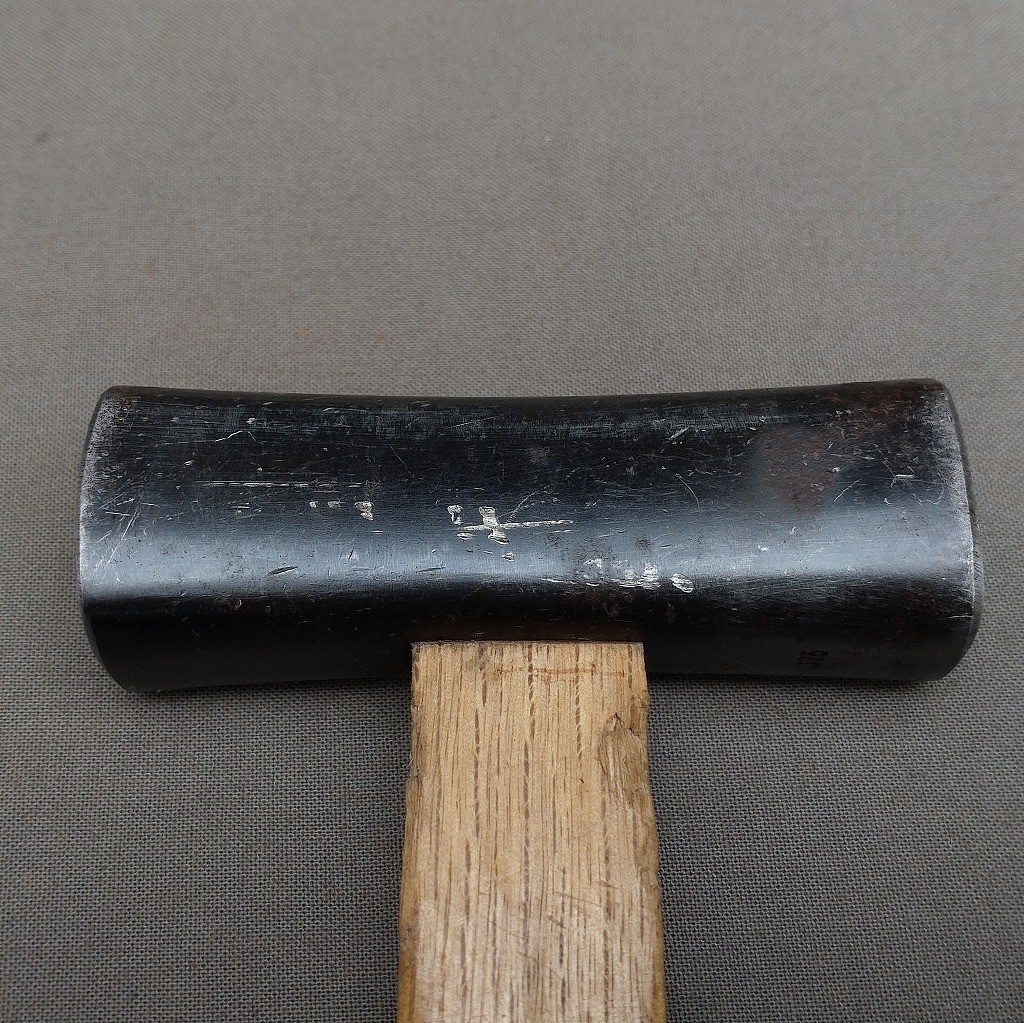 Japanese Square Genno Hammer 375g Ryoguchi Double Face Carpenter Tool Vintage