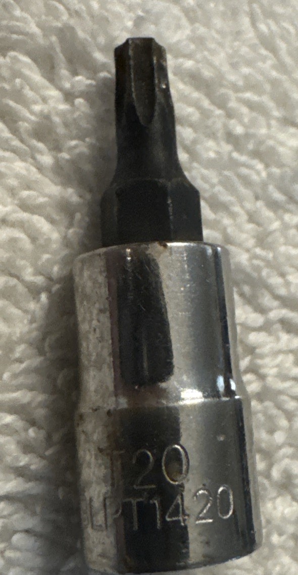 1 Blue Point Tools BLPT1420TP T20 TORX Tamper Proof bit Socket 1/4″ Dr vtg tool