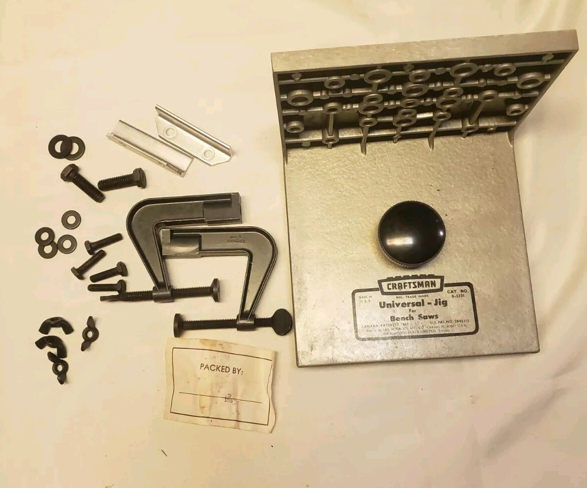 Vintage Craftsman Universal Jig Model 9-3231 Complete With Clamps In Box
