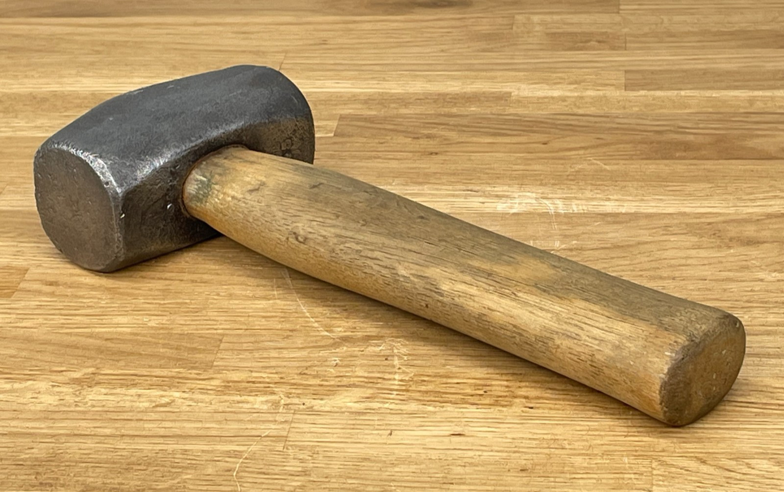 Vintage 2-1/2 lb Club Hammer Lump Hammer Blacksmiths Planishing Builder Tool