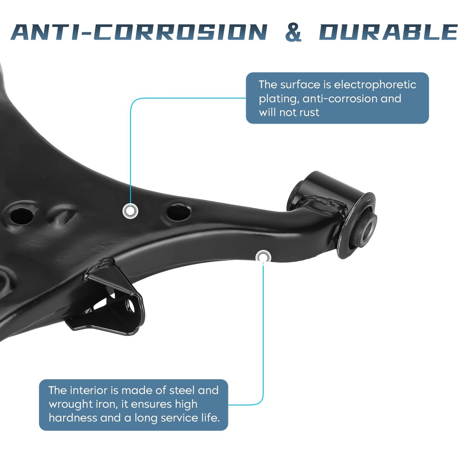 Front Lower Control Arm with Ball Joint Assembly for Honda CR-V 2002 2003 200…