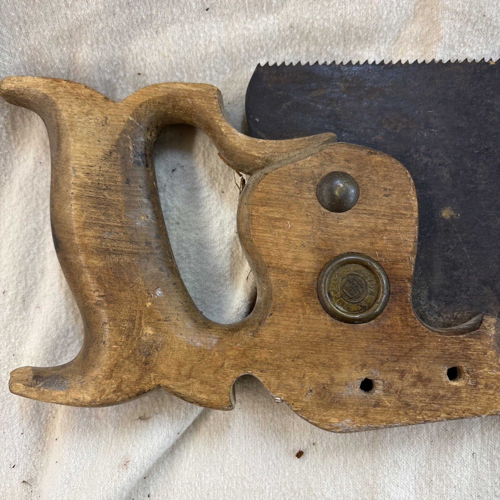 Set Of 2 Vintage Disston USA 26″ D-23 Cross Cut Hand Saws