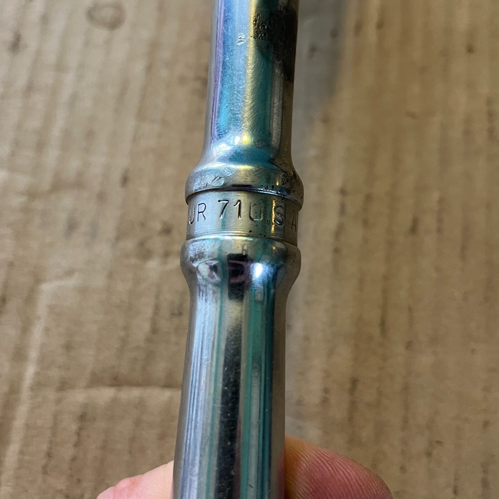 Par-X by Snap on UR 71 1/2″ Inch Drive Ratchet USA Chrome 10″ long