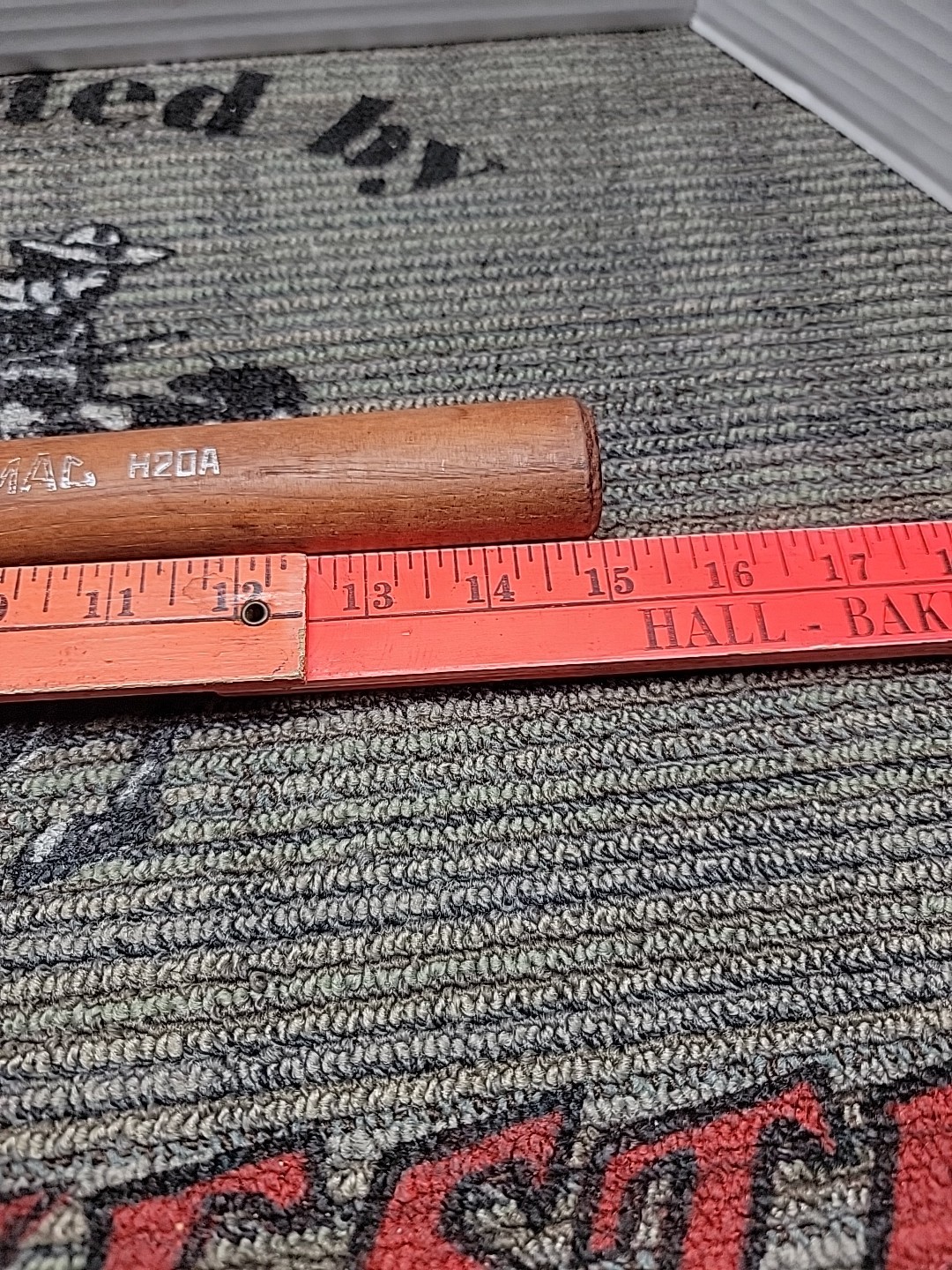 Vintage MAC Tools Wooden Hammer Handle H20A /For A 20oz Ball Peen/Handle Only