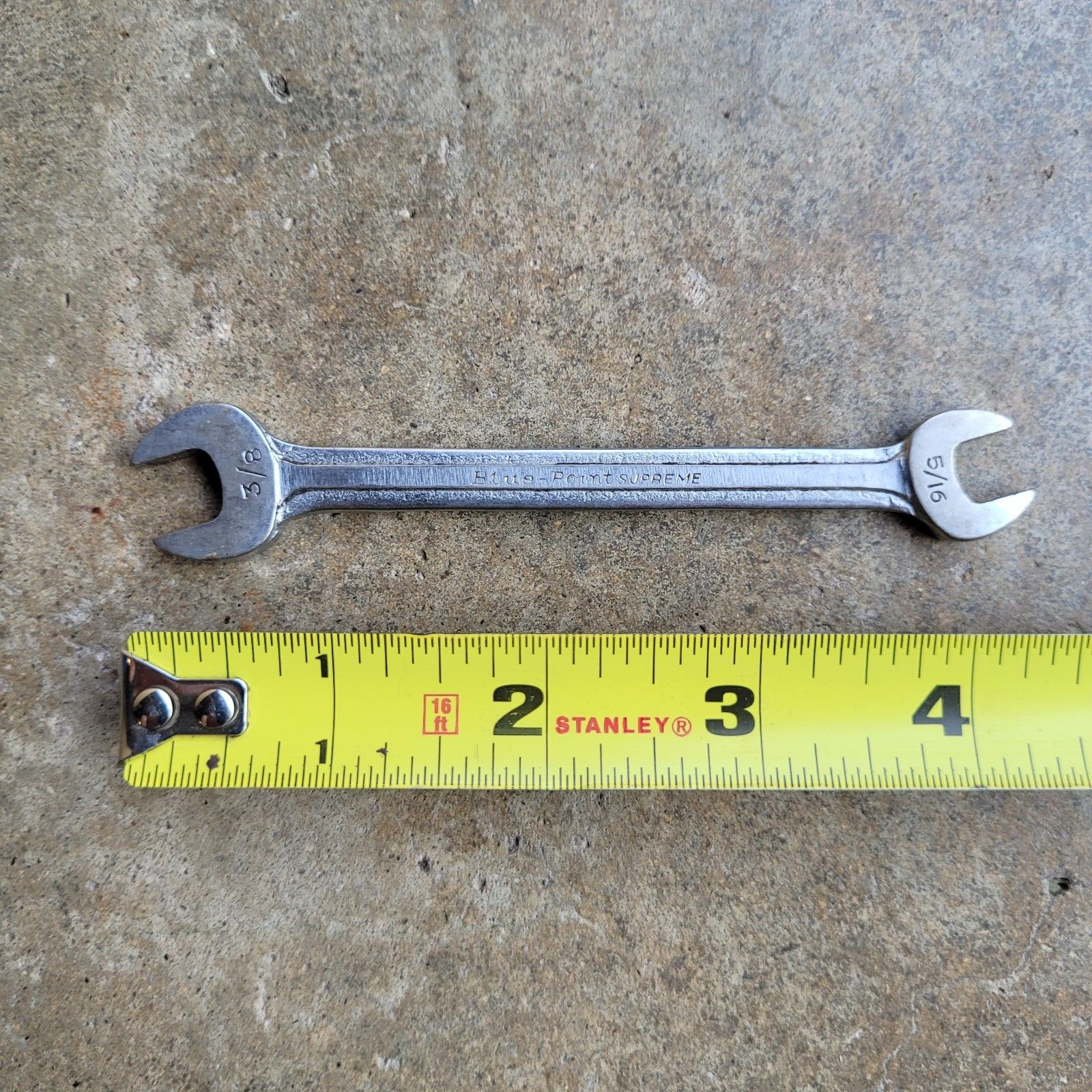 Vintage Blue Point S-1012 – 5/16″ x 3/8″ Open End Wrench USA