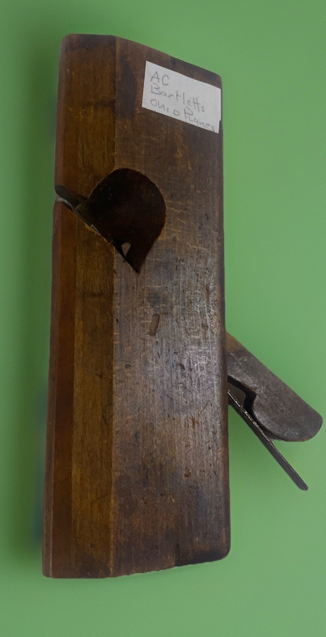 Antique Tool Wooden Moulding Plane Made A C Bartlett Oho USA Working
