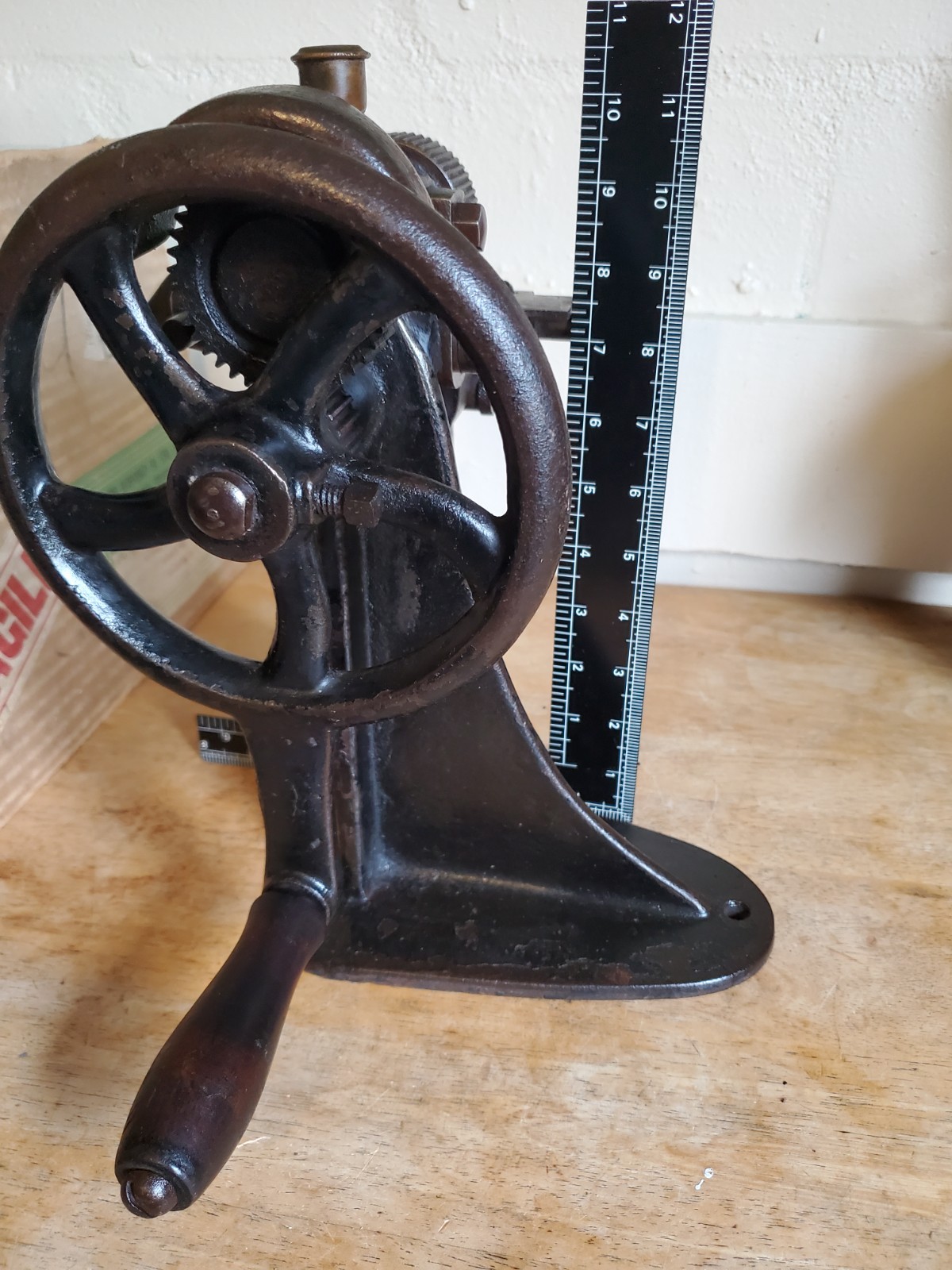 Vintage St. Louis American Cast Iron Leather Splitting Skiver Tool Antique Rare