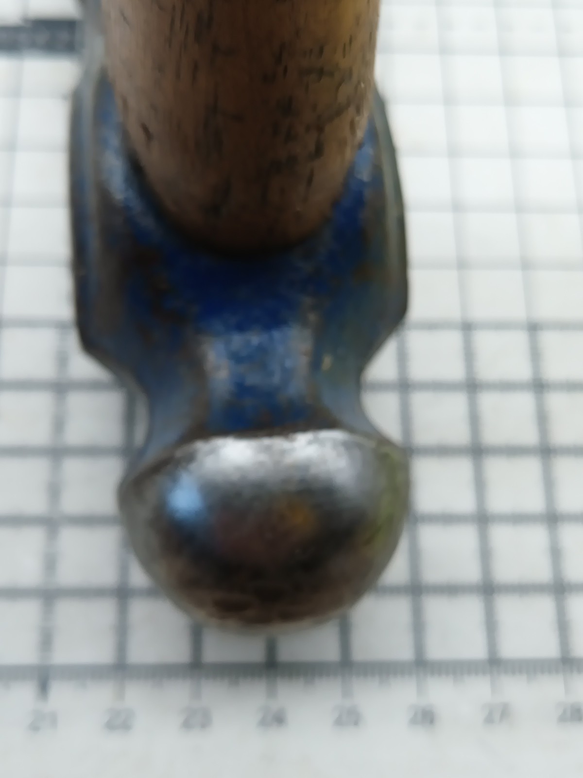 Vintage Whitehouse NCB Ball Pein Peen Hammer 1Kg 52g 910g Head No.2 J42 Engineer
