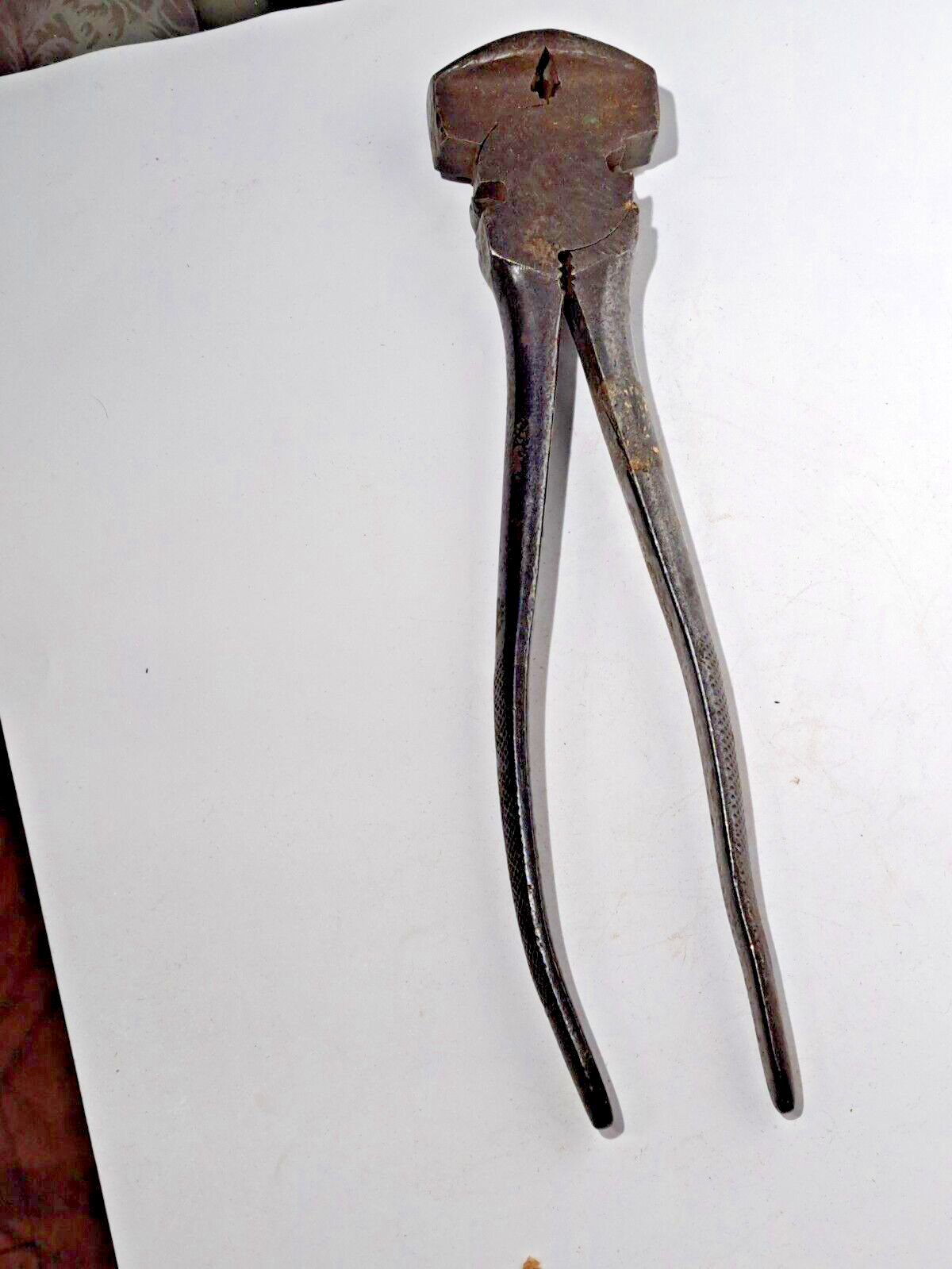Vintage Utica Barbed Wire Fence Pliers Pat.Applied For