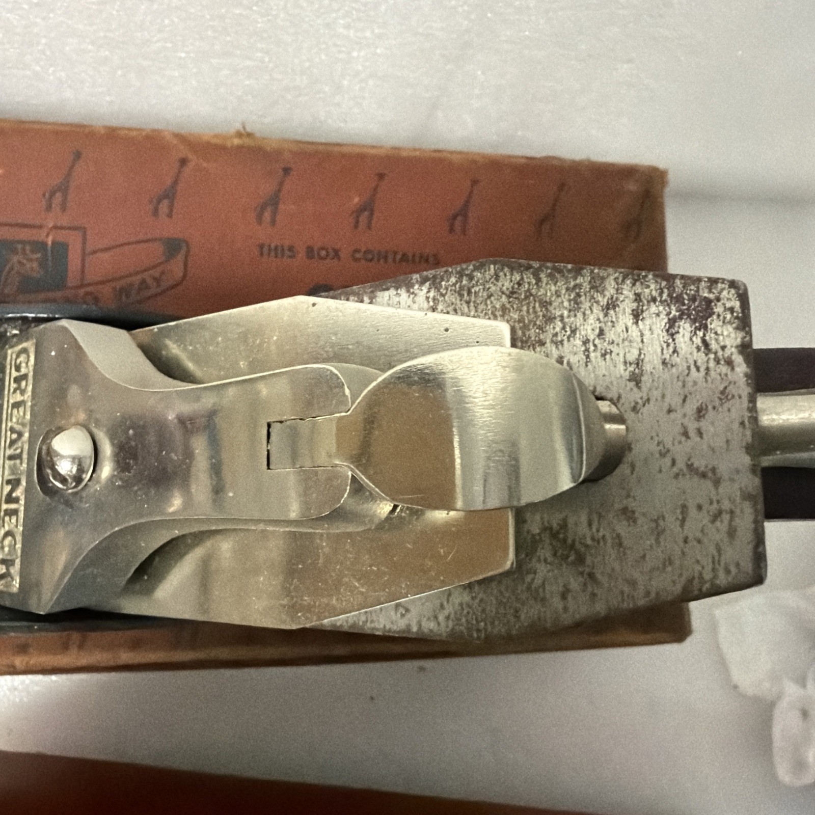 Vintage Great Neck G-4 Carpenter’s Wood Plane Hand Held USA In Box