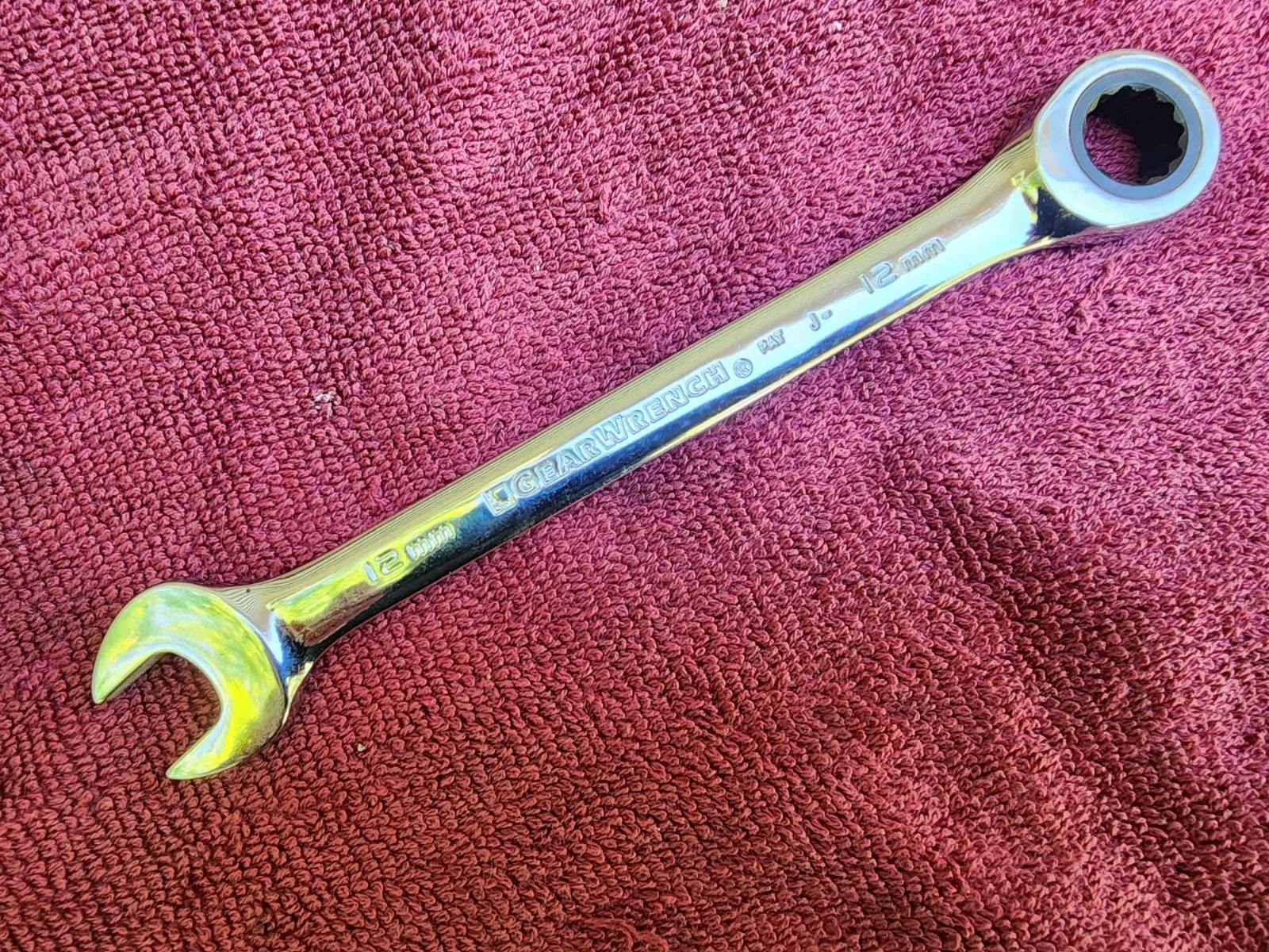 GearWrench/Ace Professional 12mm Ratcheting Combination Wrench