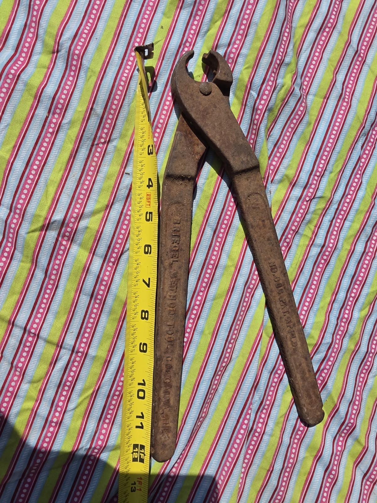 BRIEGEL METHOD TOOL CO Conduit Connector Crimper # 606 Galva Ill