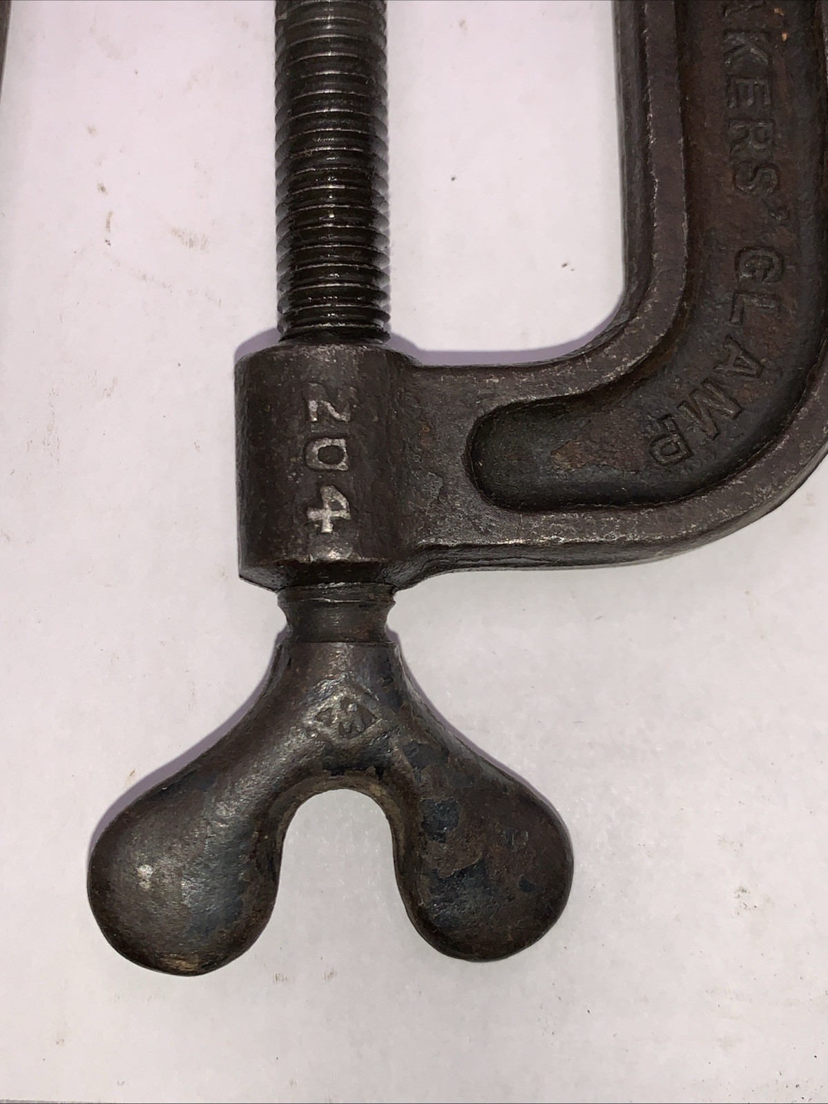 (2) Vintage J. H. WILLIAMS No. 204 Vulcan Tool Makers’ Clamps