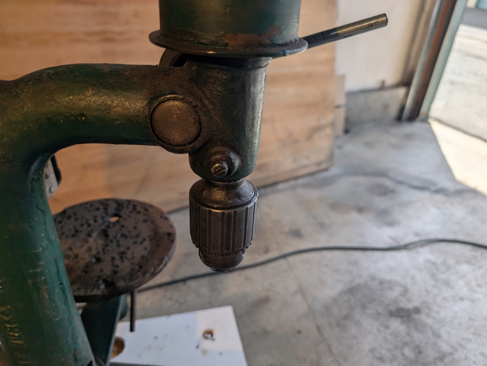 Antique Burke Tool Co drill press bench top gunsmith Mining Rare Drill