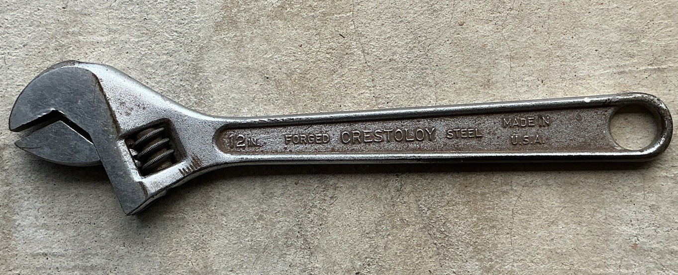 VTG Crescent Tool Co Adjustable Wrench Lot 18” 12” 10”8” & 4”