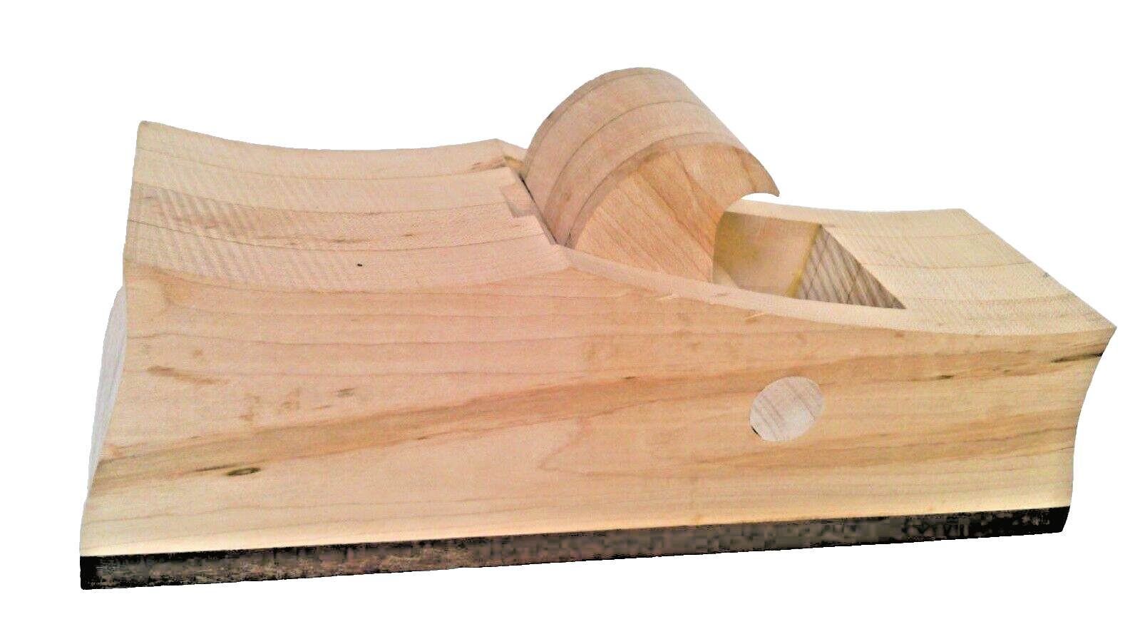 ✅ Handmade~Wood Plane~with Teak Base~10 3/8″ long~No Blade