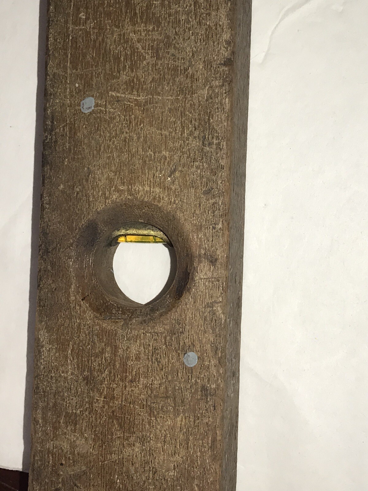 VINTAGE EXACT LEVEL WOOD BRASS 28″ ANTIQUE EXACT LEVEL & TOOL MFG CO INC USA