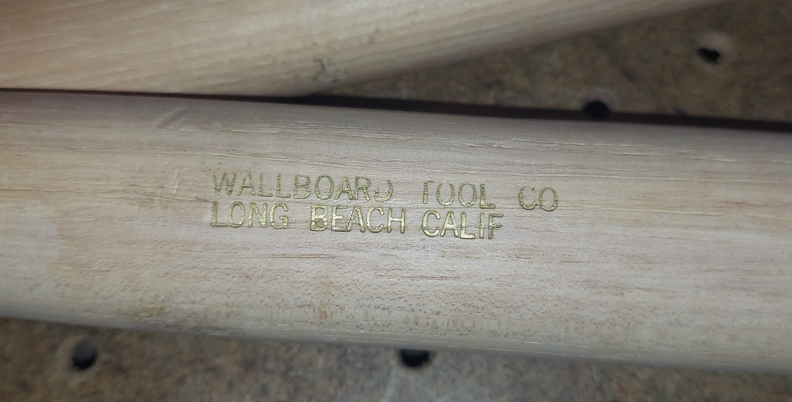 Vintage Wallboard Hatchet Replacement Handle Long Beach California