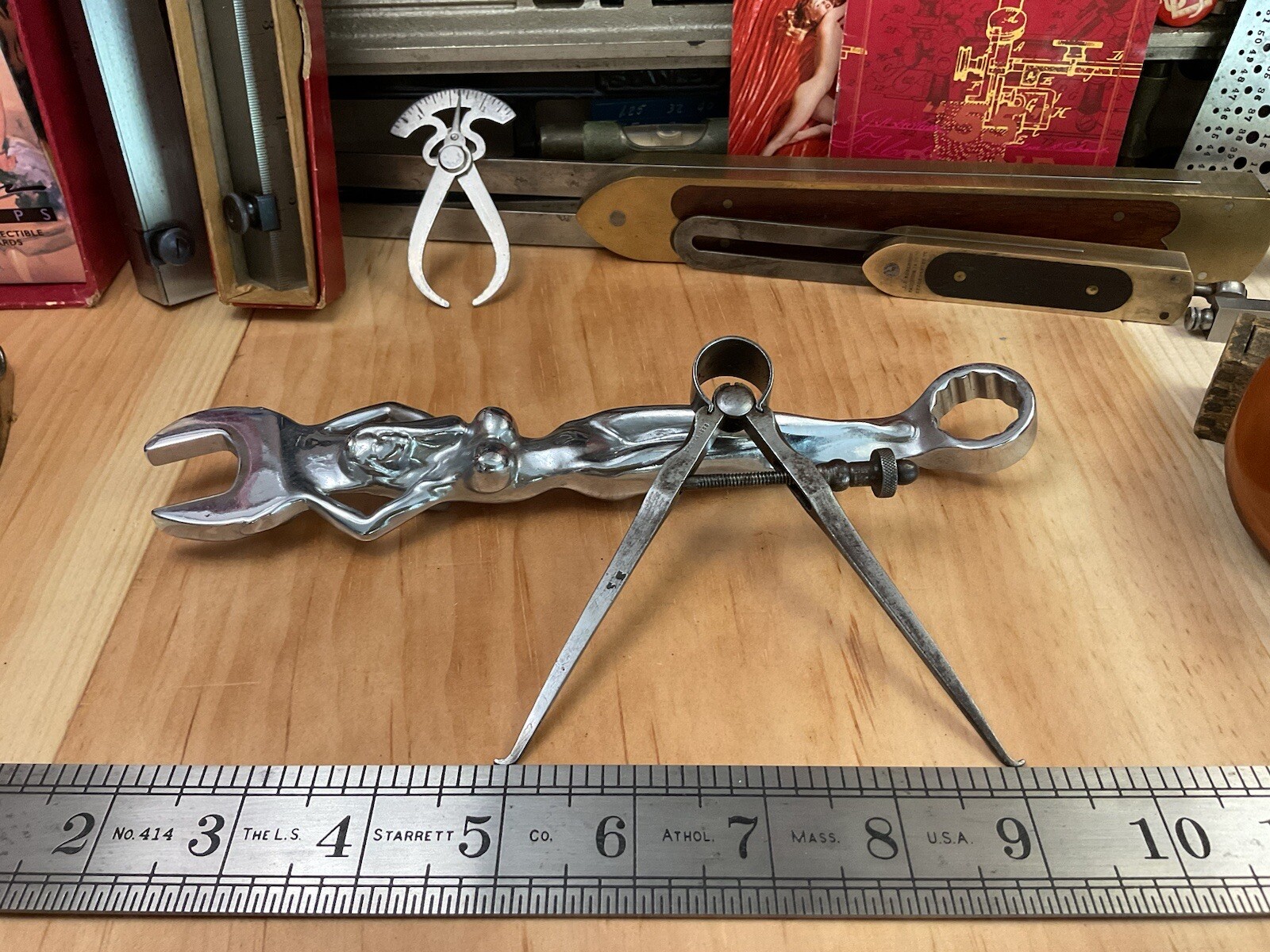 J. Stevens A & T Co. Caliper – Rare Antique Tool – Patents 1886 1888 – Machinist