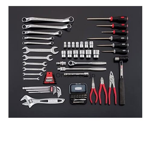 NEW Tone TONE Tool Set TSST430 1/2 Drive 12.7mm Red 72 PiecesJP