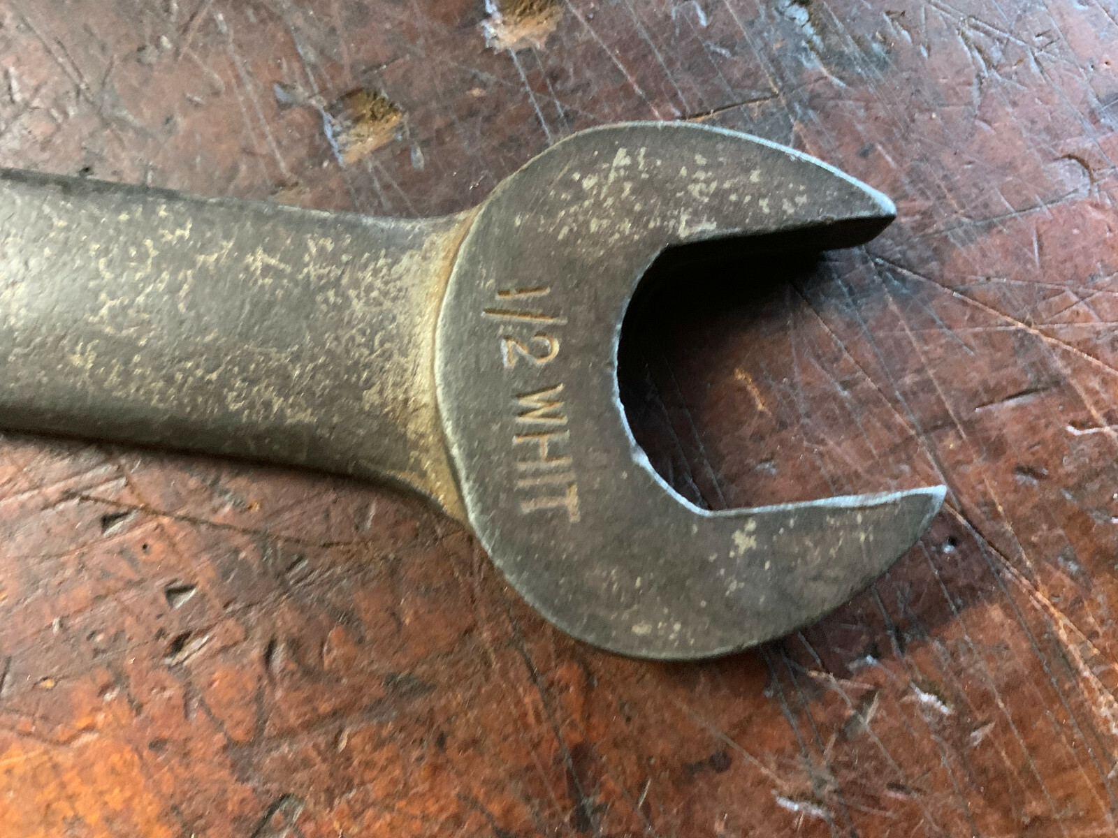 Vintage Heath & Pond H & P 1/2 – 9/16 Whitworth Open End Spanner British Made