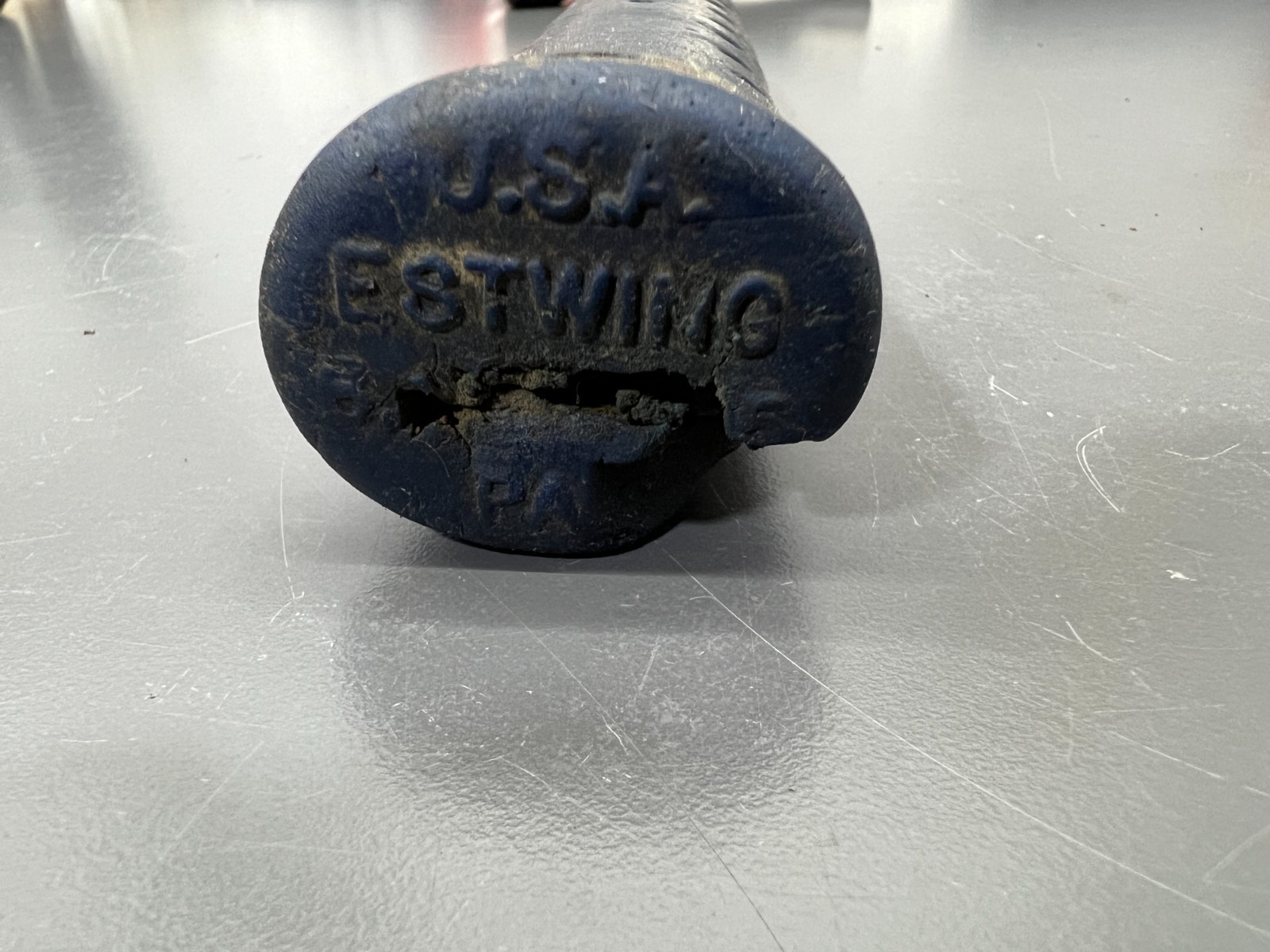 (H1) VINTAGE ESTWING E3-28 FRAMING HAMMER – 28OZ 16″ NYLON GRIP – VGC – USA