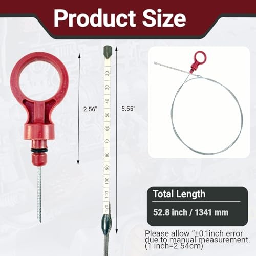 Transmission Fluid Oil Dipstick for Chrysler Jeep Dodge Fluid Level Dipstick