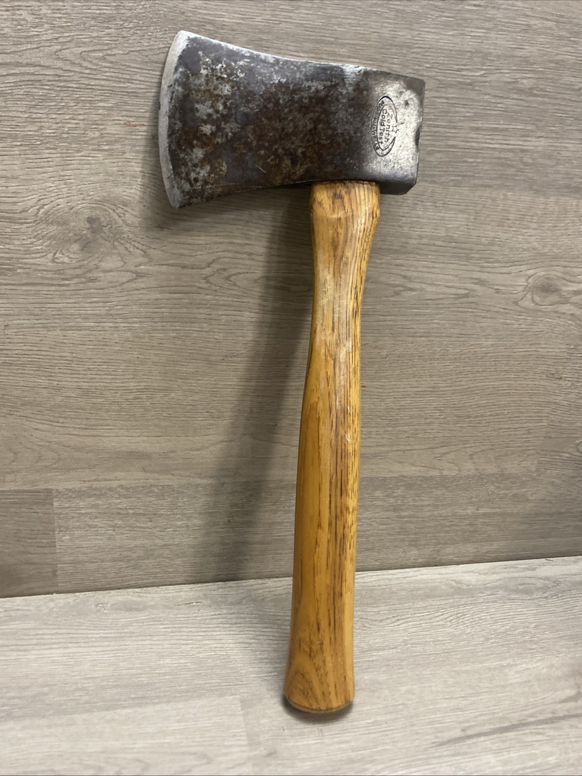 Vintage Marshall-Wells hardware Zenith Hatchet. Cold Test With Handle