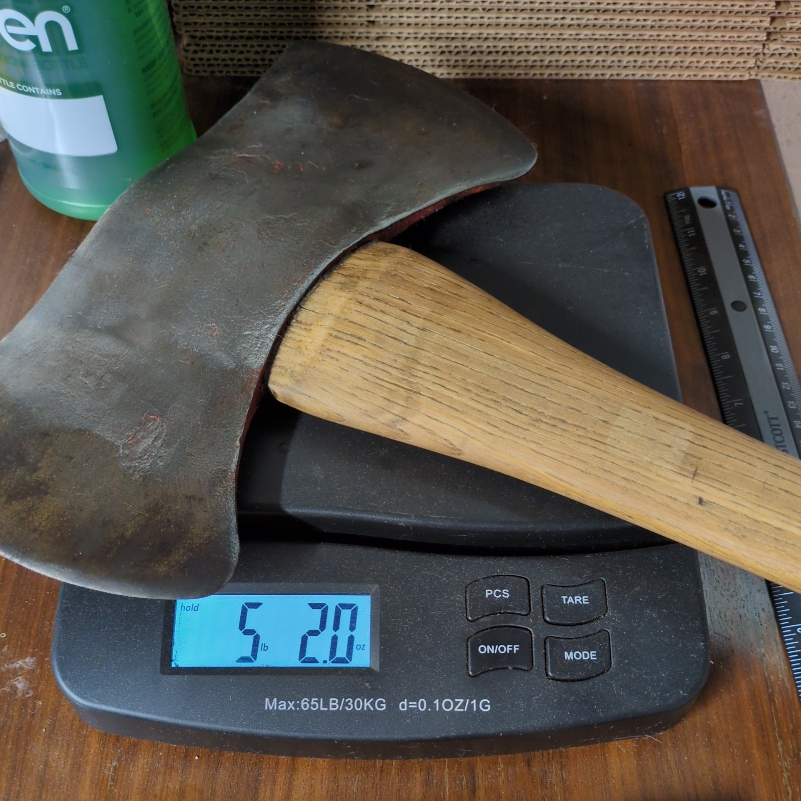 Vintage Kelly Woodslasher 3 1/2 Lb. Michigan Double Bit Axe, Original Handle