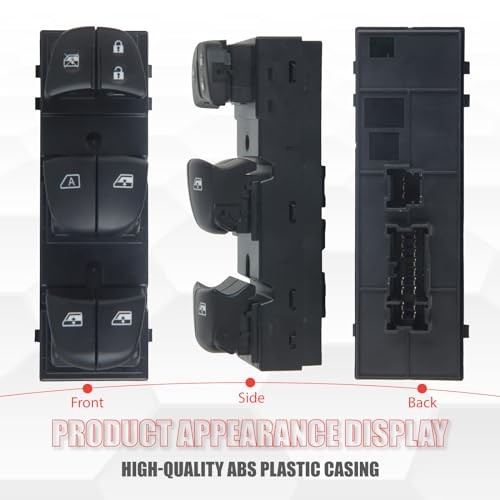 25401-3TA5A Master Power Window Switch Driver Side Compatible with Sentra 2013