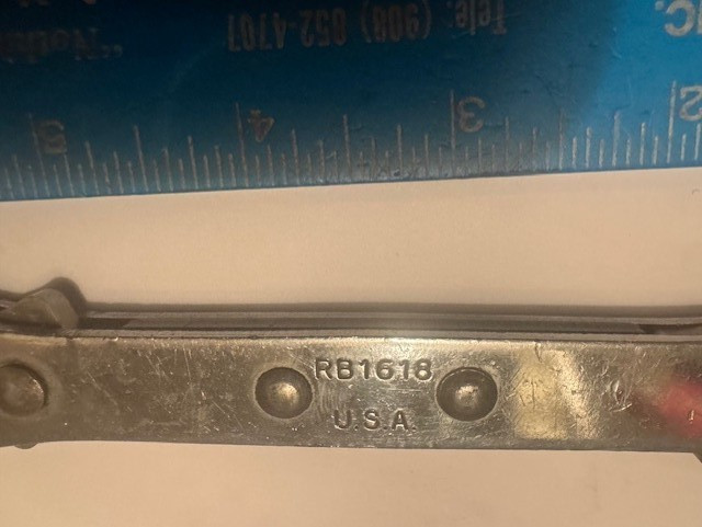 MADE USA Vintage S-K RB1618 6 Point Combination Ratcheting Wrench 1/2” X 9/16″