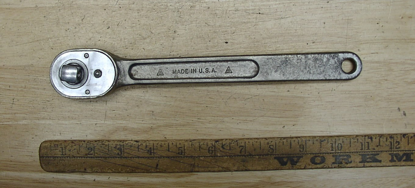 Vntg Billings L8-1410 Lifetime 1/2″ Drive X 10-3/16″ Ratchet Wrench,L@@K & READ!