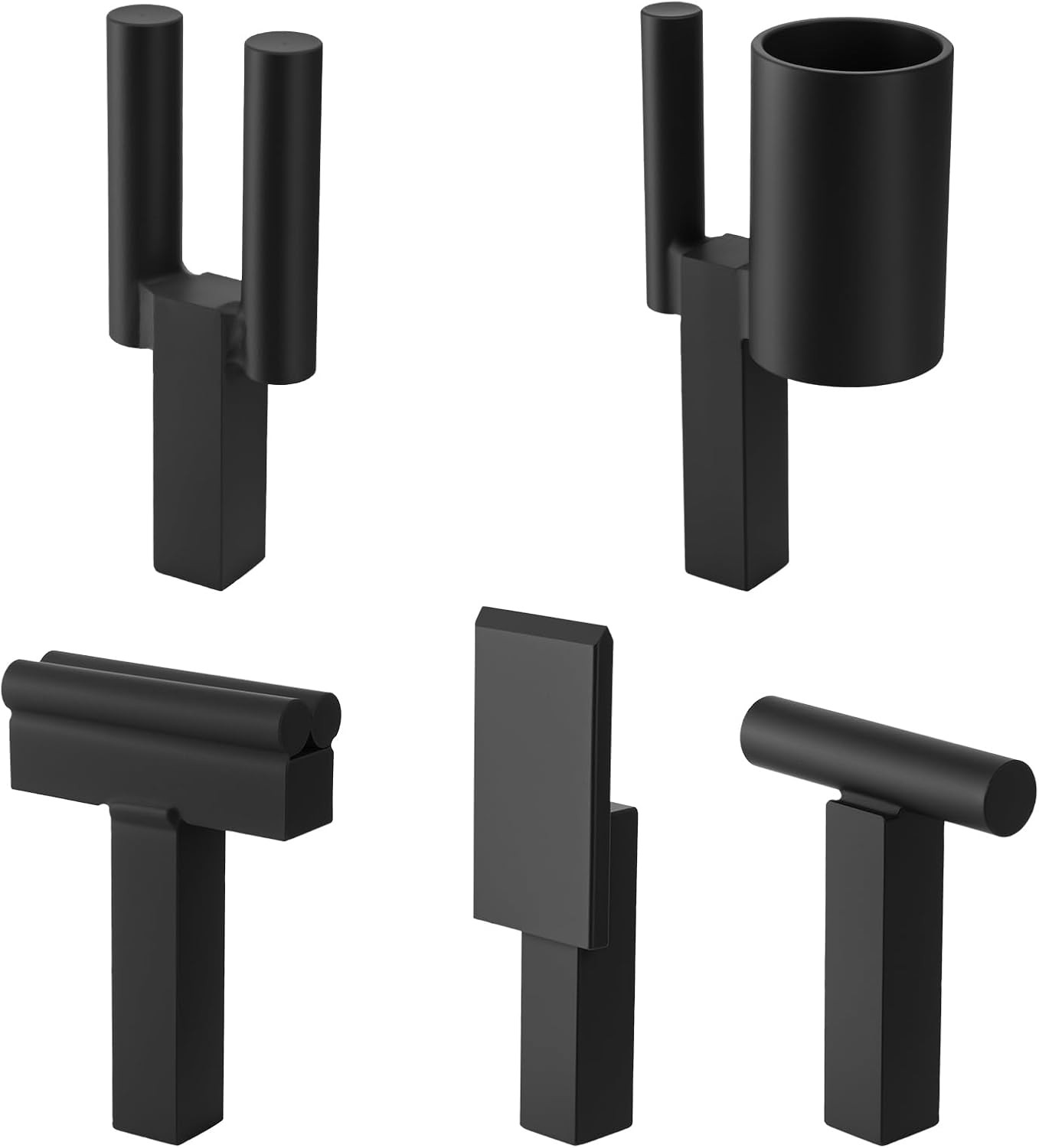 5 Piece 1 inch Blacksmith Anvil Hardy Hole Tools Set Blacksmithing Forge Forging