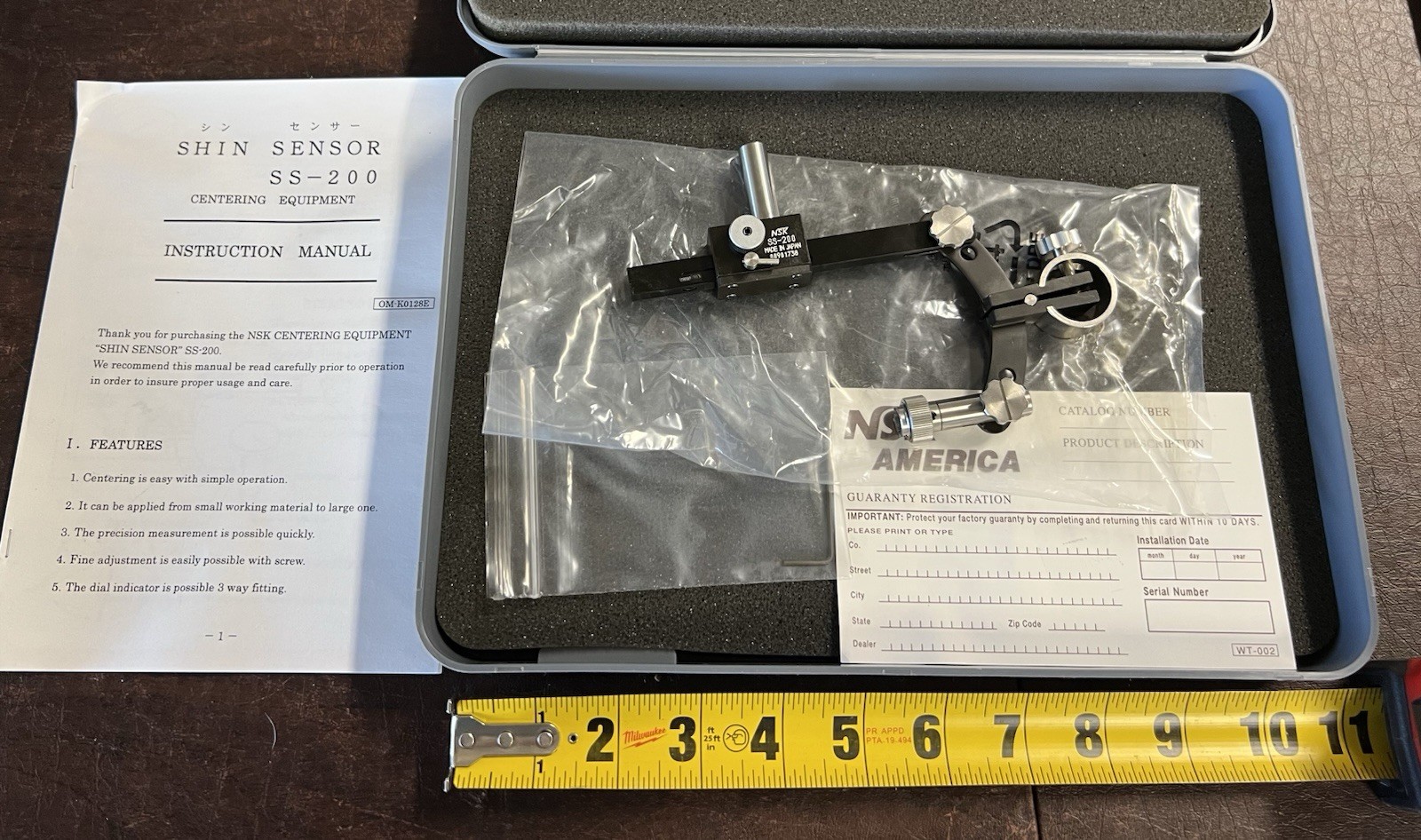 NSK Nakanishi Rotary Tool Shin / Center Sensor SS-200 Edge Finder Made in Japan