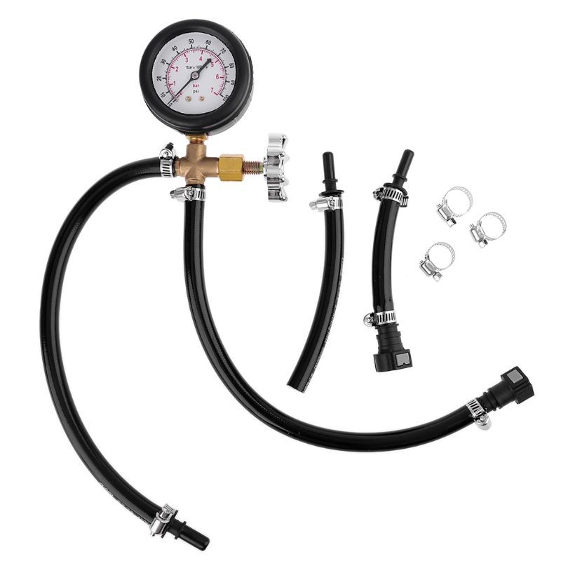 Fuel Injection Pump Pressure Tester Gauge Kit Car Gas Fuel Test Kit