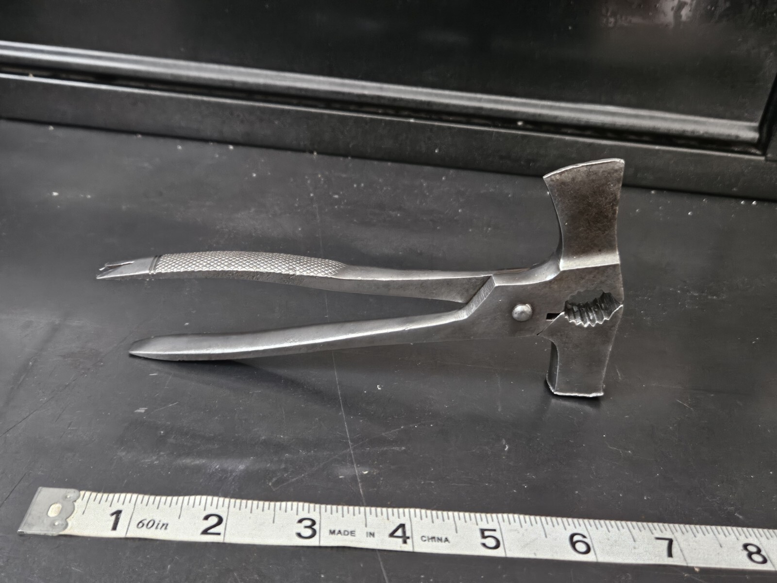 VINTAGE STAHL GERMAN MULTI TOOL PLIERS HATCHET HAMMER PRYBAR PULLER SCREWDRIVER