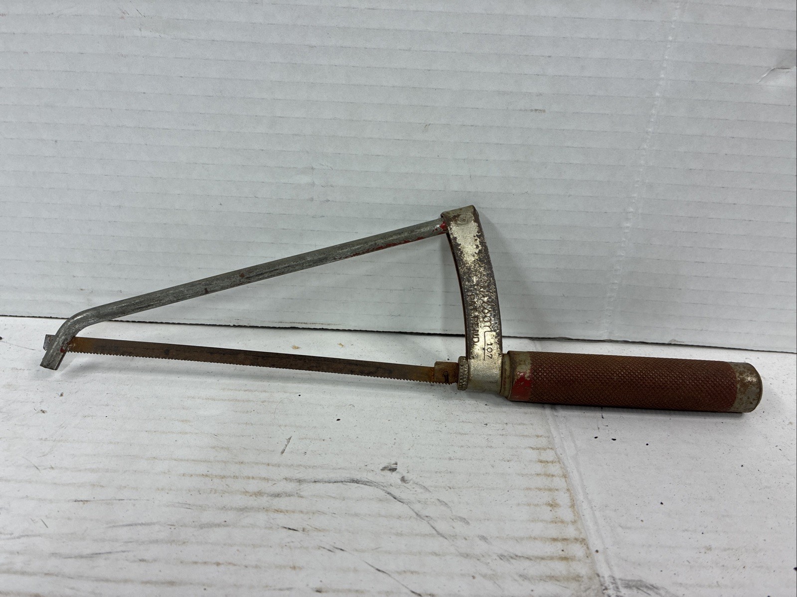 Vintage Wilson No. 107 Small Machinist Hacksaw 11″ Length