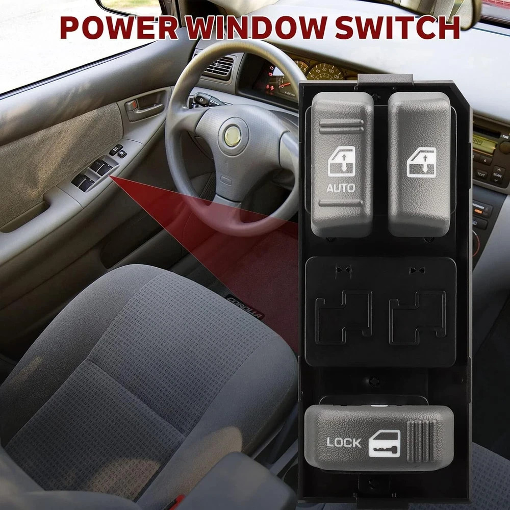 Power Door Lock Window Switch Control Driver Side Compatible with 1995-2000 Chev