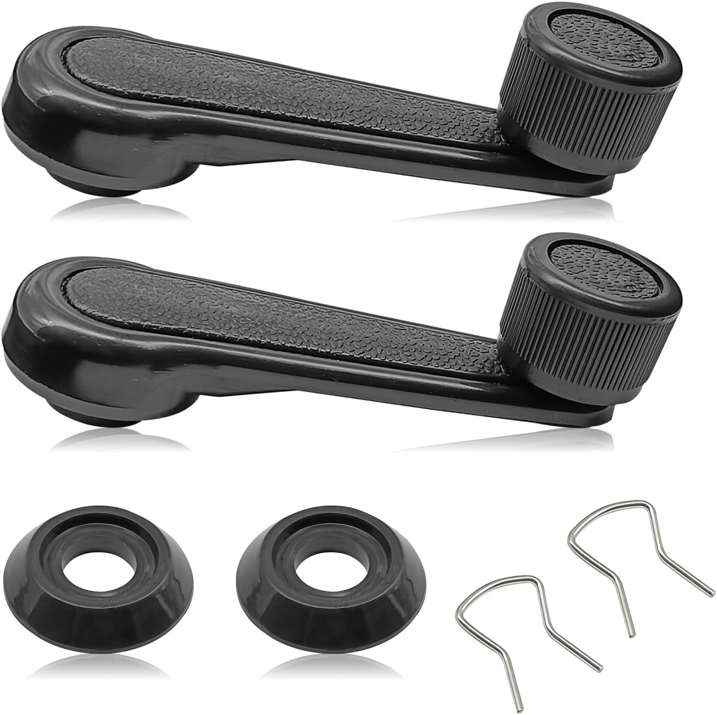2-Pack Manual Window Crank Regulator Handles Compatible with 1992-1998 Geo